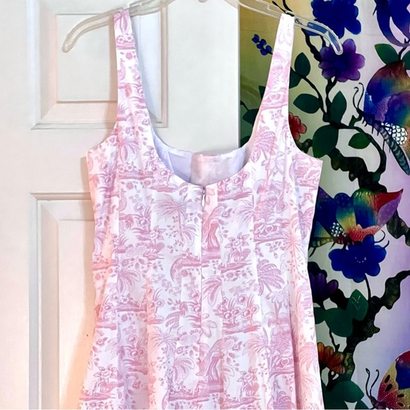 🌺🎉2XHP🎉🌺 NWT Staud Wells Midi Dress Cherry Blossom Toile - Picture 14 of 16